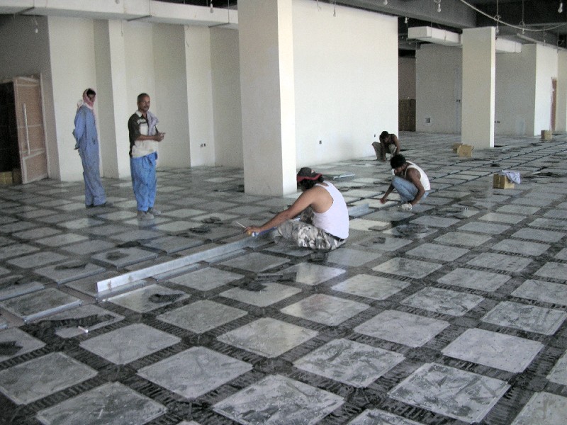 Camass access floor Case Study Photo, Commercial Building, Qatar