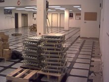 Camass access floor Case Study Photo, Time Warner flushing, USA