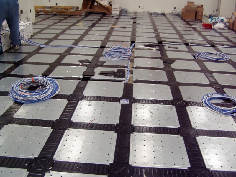 Camass access floor Case Study Photo, Time Warner flushing, USA