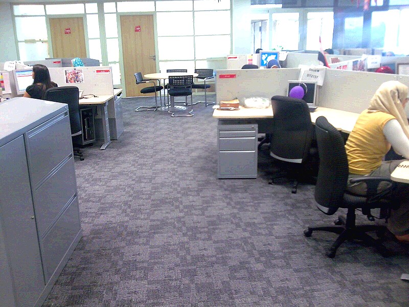 CamassCrete access floor Case Study Photo, Vodafone, Egypt