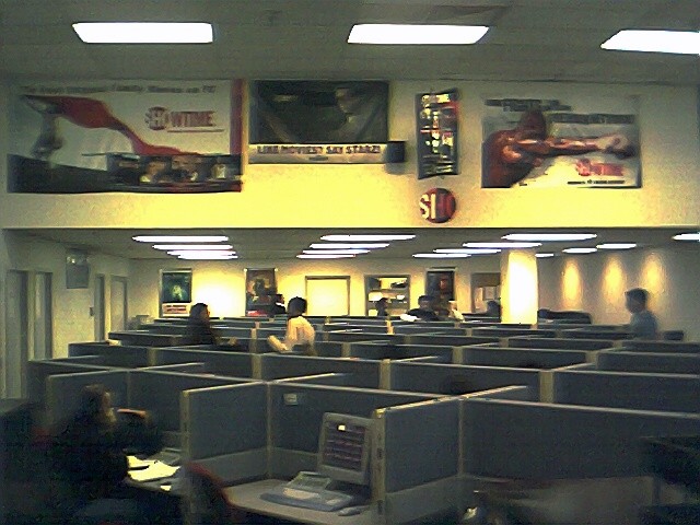 Camass access floor Case Study Photo, Time Warner flushing, USA