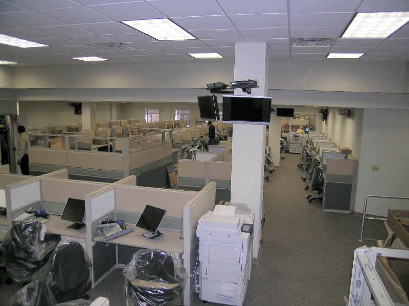 Camass access floor Case Study Photo, Time Warner Cable Office, USA
